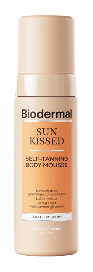 Product afbeelding van Biodermal Sun Kissed zelfbruinende mousse