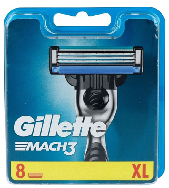 Product afbeelding van Gillette Mach3 scheermesjes - 8 stuks