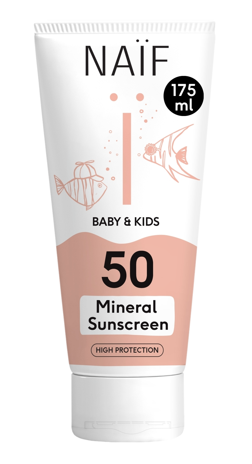 Product afbeelding van Naif Baby & Kids minerale zonbescherming SPF 50