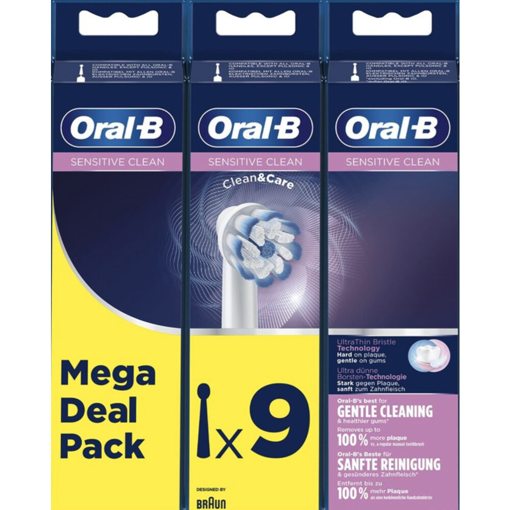 Product afbeelding van Oral-B opzetborstels - Sensitive Clean & Care