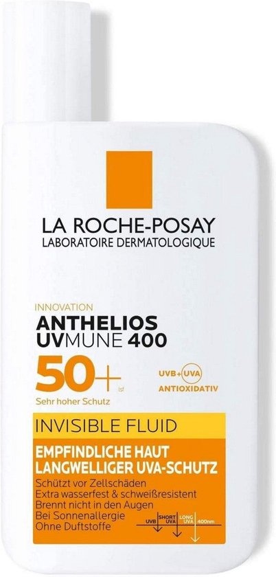 Product afbeelding van La Roche-Posay Anthelios UVMUNE 400 Onzichtbare Zonnebrandfluide - SPF50+ - 50 ml