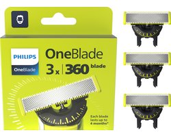 Product afbeelding van Philips OneBlade 360 scheermesjes - 5 stuks - QP430/50