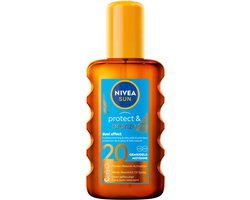 Product afbeelding van NIVEA Sun Protect & Bronze Olie Spray - SPF20 - Waterproof - 200 ml