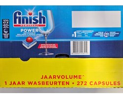 Product afbeelding van Finish Powerball All-in 1 Power vaatwastabletten - 272 vaatwastabletten