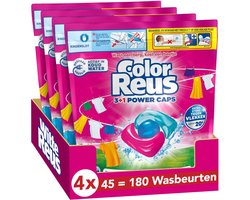 Product afbeelding van Witte Reus wascapsules - color reus - gekleurde was - 180 wascapsules