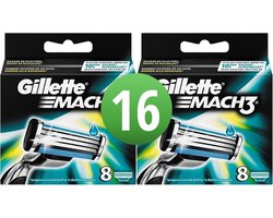 Product afbeelding van Gillette Mach3 scheermesjes - 16 stuks