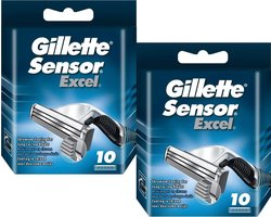 Product afbeelding van Gillette Sensor Excel scheermesjes - 20 stuks