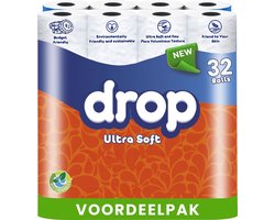 Product afbeelding van DROP toiletpapier - ultra zacht - 384 rollen