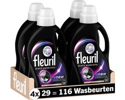 Product afbeelding van Fleuril Black Vloeibaar Wasmiddel - Donkere Was - 116 wasbeurten
