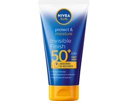 Product afbeelding van NIVEA Sun Protect & Hydrate Invisible Finish Zonnebrandcrème - SPF50+ - 150 ml