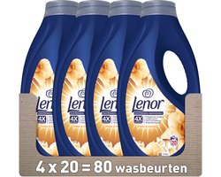 Product afbeelding van Lenor vloeibaar wasmiddel - Amber & Orchidee - 80 wasbeurten