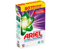 Product afbeelding van Ariel waspoeder - gekleurde was - 80 wasbeurten - 4,8 kg