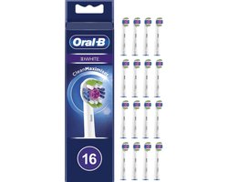 Product afbeelding van Oral-B 3D White opzetborstels - 16 stuks - met CleanMaximiser