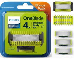 Product afbeelding van Philips OneBlade Original scheermesjes - 4 stuks - QP310/50