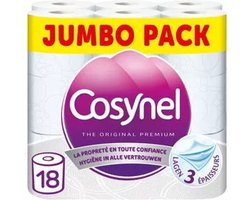Product afbeelding van Cosynel original premium toiletpapier - 18 rollen