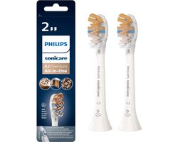 Product afbeelding van Philips Sonicare A3 Premium All-in-One opzetborstels - wit - 2 stuks