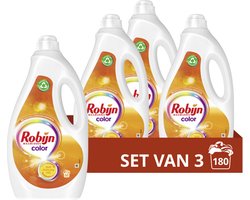 Product afbeelding van Robijn vloeibaar wasmiddel - gekleurde was - 180 wasbeurten - 90% bio-afbreekbaar