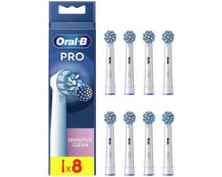 Product afbeelding van Oral-B Pro Sensitive Clean Opzetborstels - 8 stuks