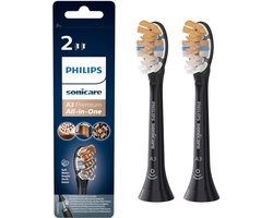 Product afbeelding van Philips Sonicare A3 Premium All-in-One opzetborstels - 2 stuks - Zwart - HX9092/11
