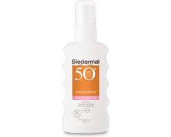 Product afbeelding van Biodermal SPF 50+ zonnespray gevoelige huid