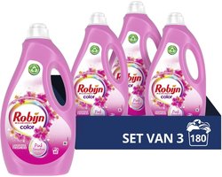 Product afbeelding van Robijn vloeibaar wasmiddel Color Pink Sensation - 9 l - 60 wasbeurten