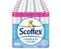Product afbeelding van Scottex Toiletpapier - Compleet Schoon - 384 rollen