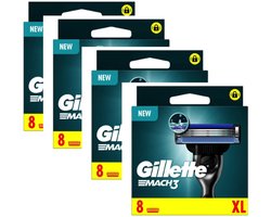 Product afbeelding van Gillette Mach3 scheermesjes - 32 stuks