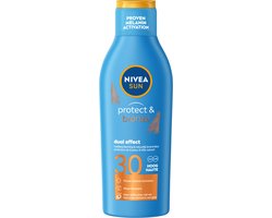 Product afbeelding van NIVEA Sun Protect & Bronze Zonnecrème - SPF30 - Met pro-melanine extract - 200 ml