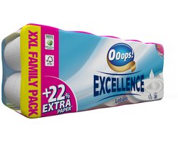 Product afbeelding van Ooops! Toiletpapier Excellence Lotion - 3-laags - 60 rollen