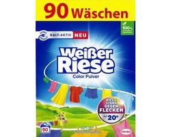 Product afbeelding van Witte Reus Color waspoeder - 90 wasbeurten - 4,5 kg