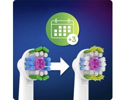 Product afbeelding van Oral-B 3D White opzetborstels - 3 stuks - met CleanMaximiser