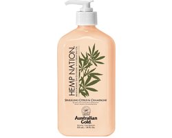 Product afbeelding van Australian Gold Hemp Nation Sparkling Citrus & Champagne aftersun - 535 ml