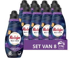 Product afbeelding van Robijn Klein & Krachtig Classics Black Velvet vloeibaar wasmiddel - zwarte was - 176 wasbeurten