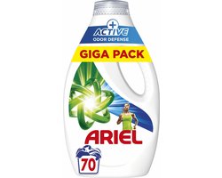 Product afbeelding van Ariel vloeibaar wasmiddel + actieve Odor Defense - 70 wasbeurten