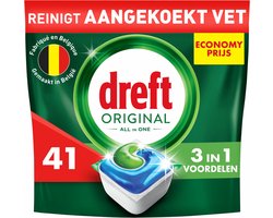 Product afbeelding van Dreft All-in-One vaatwastabletten Original - 205 tabletten