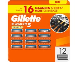 Product afbeelding van Gillette Fusion5 Power scheermesjes - 12 stuks