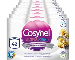 Product afbeelding van Cosynel Ultra Care toiletpapier - 42 rollen - 4-laags