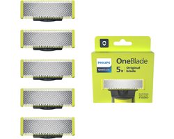 Product afbeelding van Philips OneBlade Original scheermesjes - 5 stuks - QP250/50