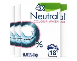 Product afbeelding van Neutral waspoeder - parfumvrij kleur - voor de gevoelige huid - 72 wasbeurten
