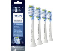 Product afbeelding van Philips Sonicare Premium Plaque Defence C3 opzetborstels - wit - 4 stuks