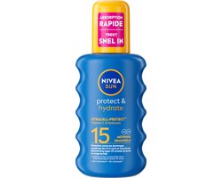 Product afbeelding van NIVEA SUN Protect & Hydrate Zonnebrand Spray - SPF 15 - 200 ml