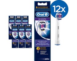 Product afbeelding van Oral-B 3D White opzetborstels - 12 stuks