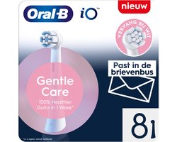 Product afbeelding van Oral-B iO Gentle Care Opzetborstels - rond - wit - 8 stuks