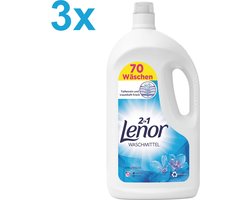 Product afbeelding van Lenor Universal April Fris 2in1 Wasmiddel - 3x3,85 L - 210 wasbeurten - Voordeelverpakking