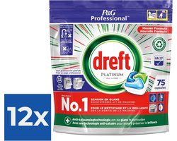 Product afbeelding van Dreft Platinum Regular All In One - Vaatwastabletten - 900 tabletten