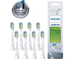 Product afbeelding van Philips Sonicare W2 Optimal White opzetborstels - 8 stuks - HX6068/12