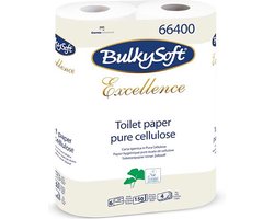 Product afbeelding van BulkySoft Excellence toiletpapier - 4-laags - 60 rollen à 150 vel - 9000 vel