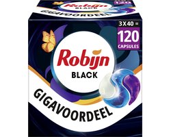 Product afbeelding van Robijn Classics Black Velvet 3-in-1 Wascapsules - 120 wasbeurten