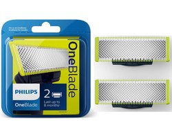 Product afbeelding van Philips OneBlade Original scheermesjes - 2 stuks - QP220/50