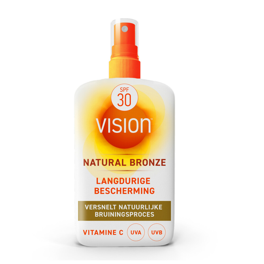 Product afbeelding van Vision Natural Bronze zonnespray SPF 30 - 180 ml